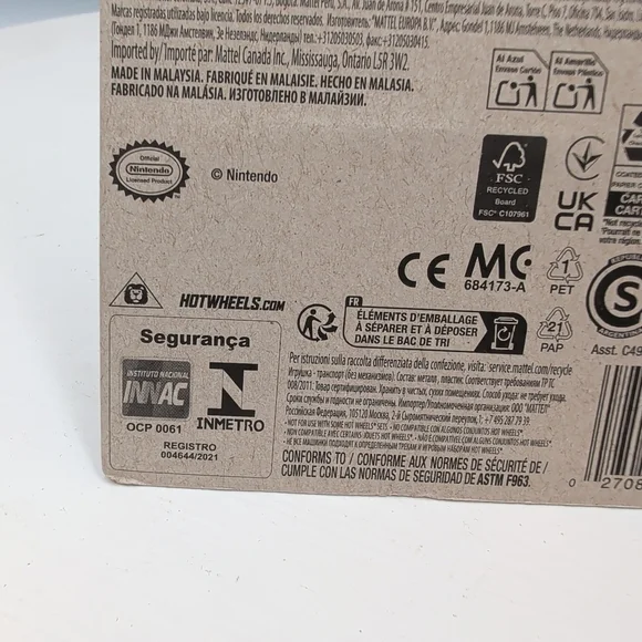 Hot Wheels Mario Kart Standard Kart Toy - Blue, Red, White, Black - Picture 9 of 12